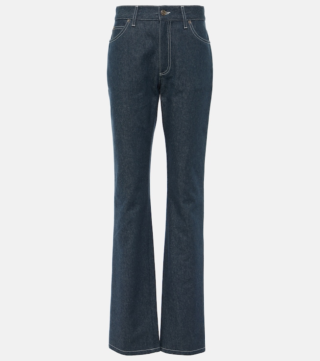 Nedar high-rise straight jeans | Loro Piana