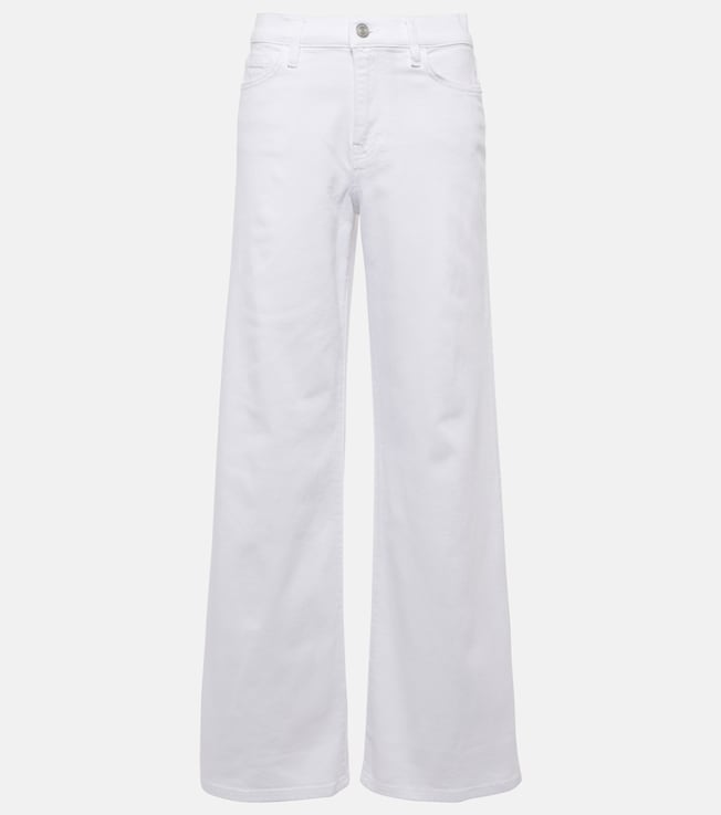 Le Slim Palazzo high-rise wide-leg jeans | Frame