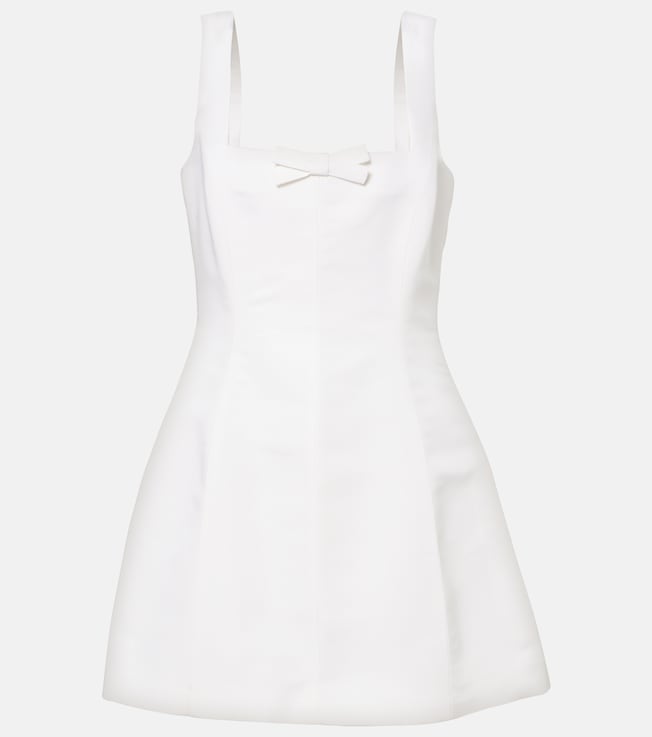 Corinne silk faille minidress | Markarian
