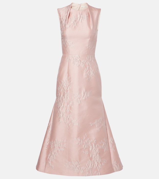 Kissa floral jacquard cocktail dress | Emilia Wickstead
