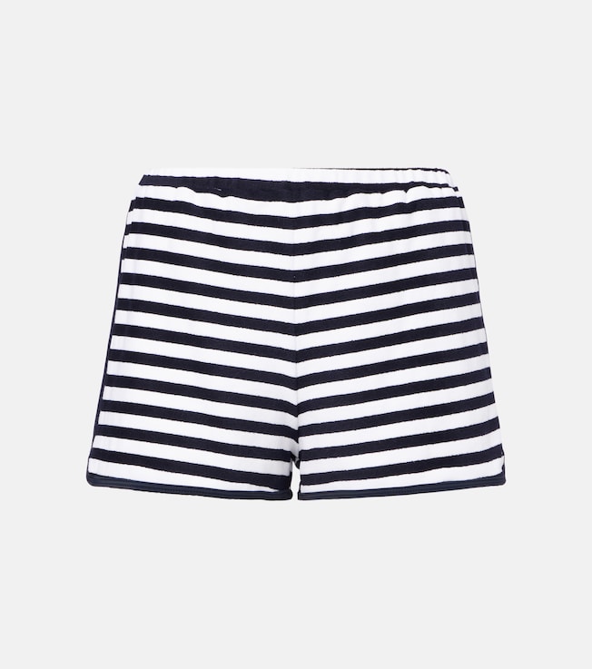 Striped terry shorts | Jade Swim