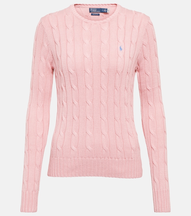 Cable-knit cotton sweater | Polo Ralph Lauren