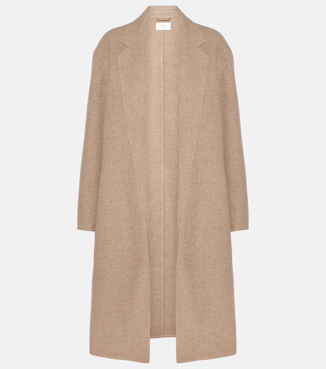 Fedra cashmere and cotton coat | The Row