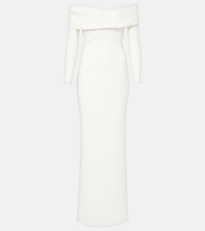 Lyla crêpe gown | Solace London