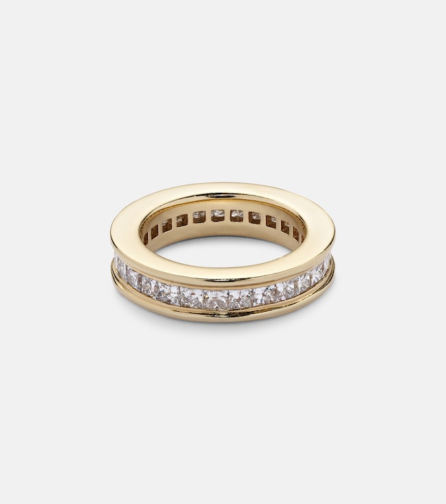 Ivy Eternity 18kt gold ring with diamonds | Octavia Elizabeth