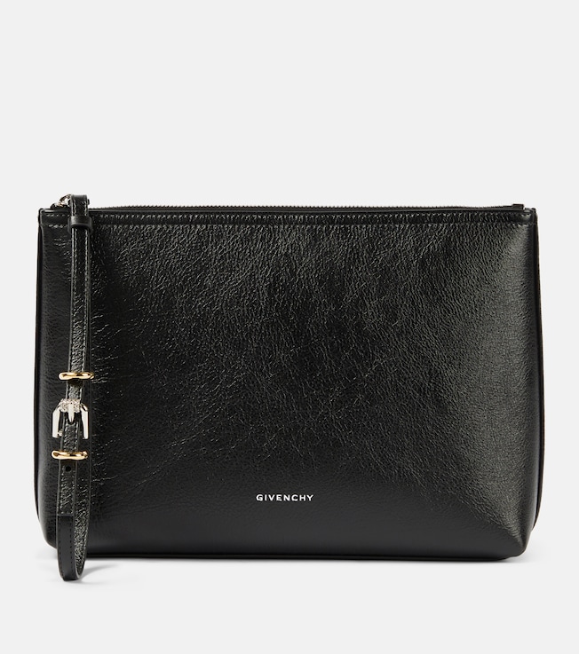 Voyou debossed leather pouch | Givenchy