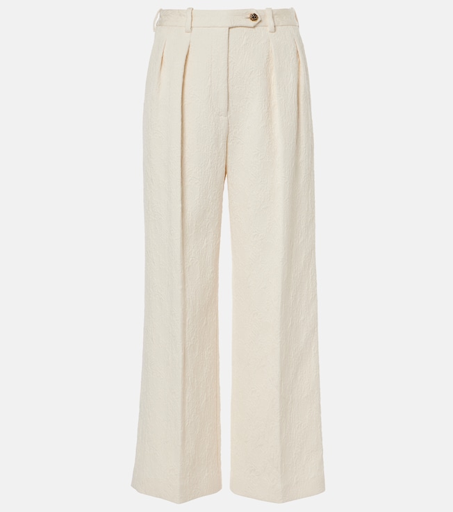 Bart quilted cotton-blend wide-leg pants | Loro Piana