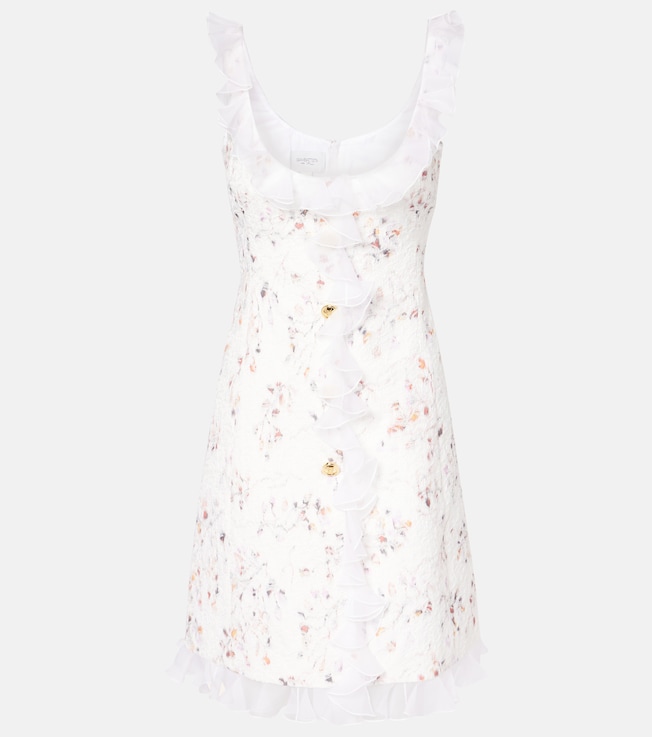 Ruffled jacquard minidress | Giambattista Valli