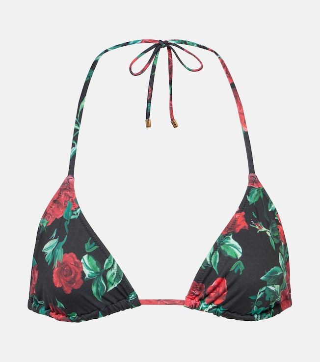 Alex floral bikini top | Alexandra Miro