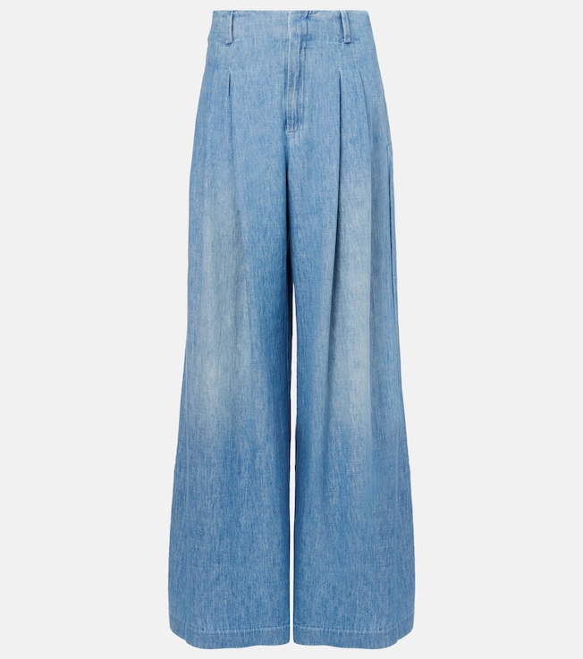 Tiana high-rise wide-leg jeans | Ralph Lauren Collection