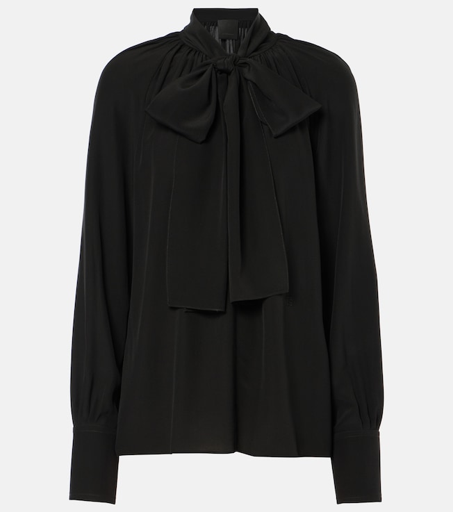 Bow-detail silk blouse | Givenchy