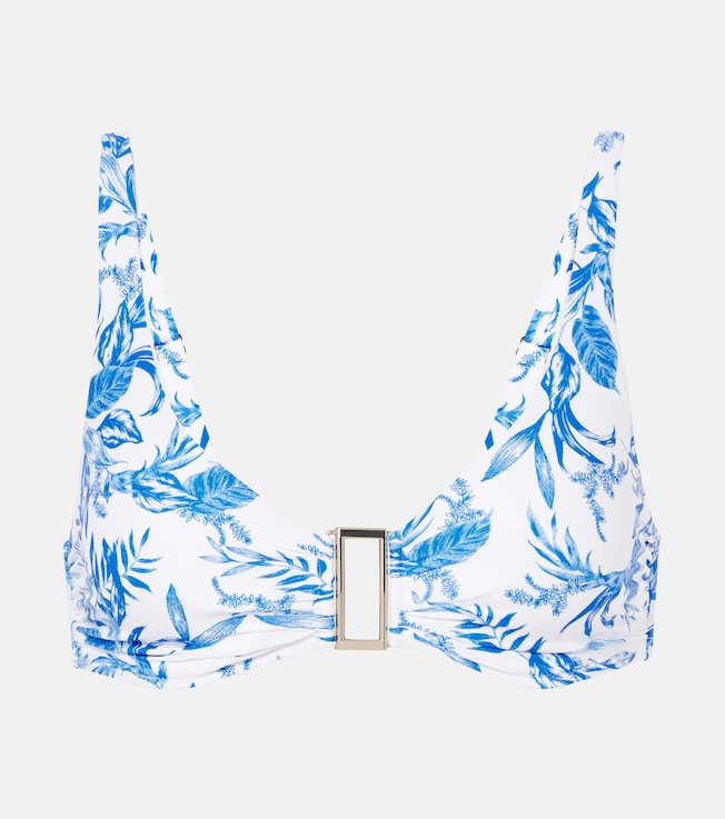 Bel Air printed bikini top | Melissa Odabash