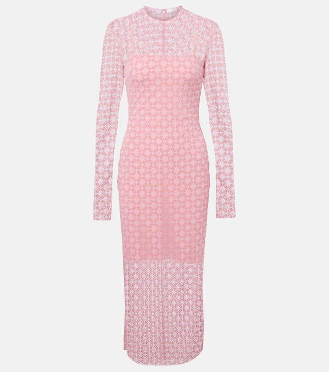 Monogram 72 tulle midi dress | Givenchy