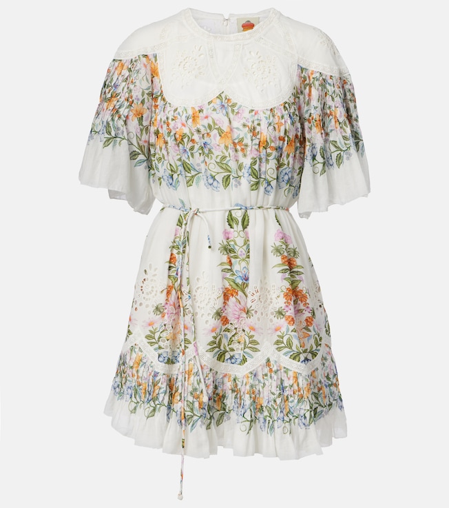 Sweet Bloom floral cotton minidress | Farm Rio