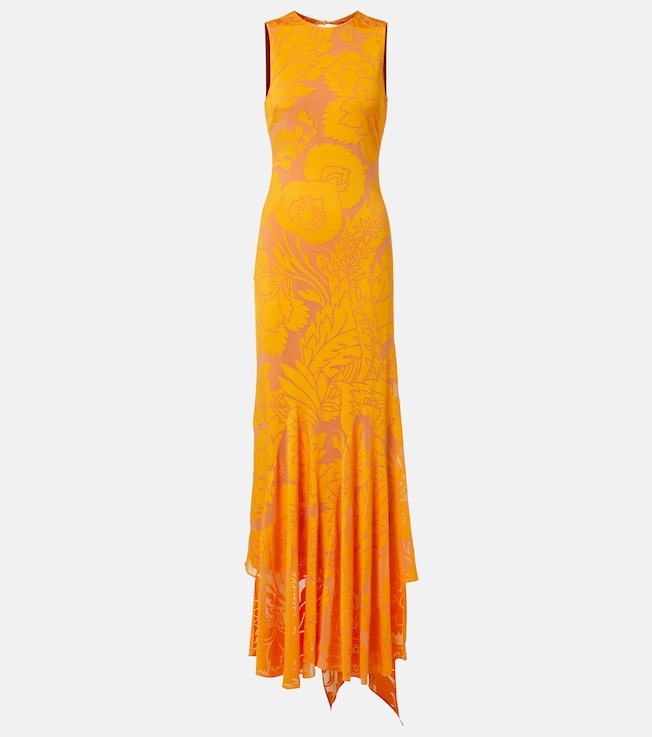 Floral open-back maxi dress | Etro