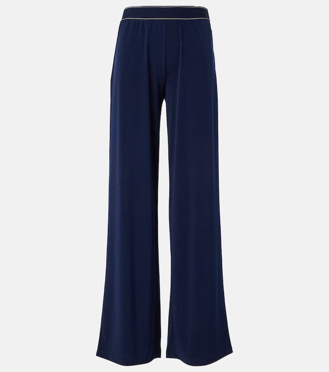 Mid-rise jersey wide-leg pants  | Vince