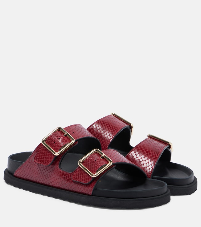 Arizona snake-effect leather sandals | Birkenstock 1774