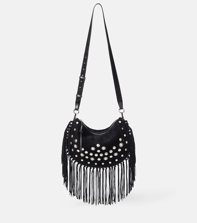Oskan Soft Zipped suede shoulder bag | Isabel Marant