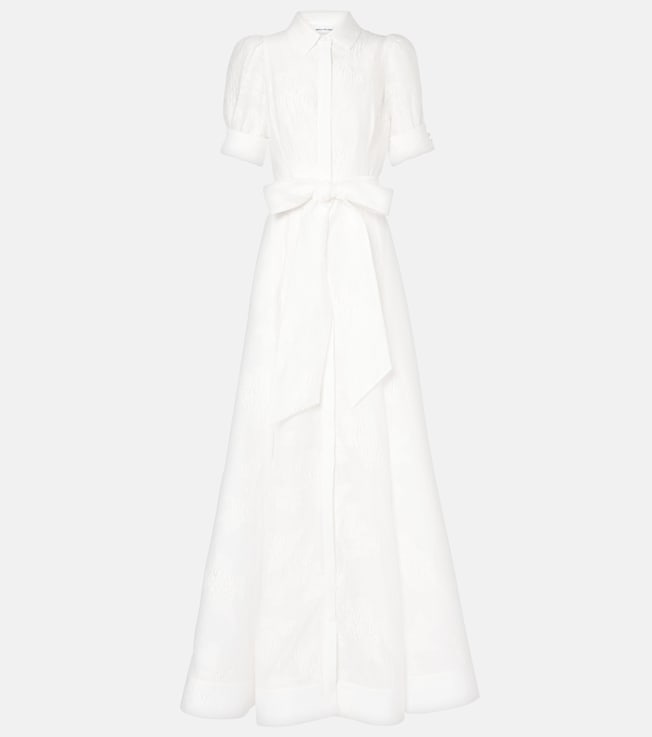 Bridal Annette brocade gown | Rebecca Vallance