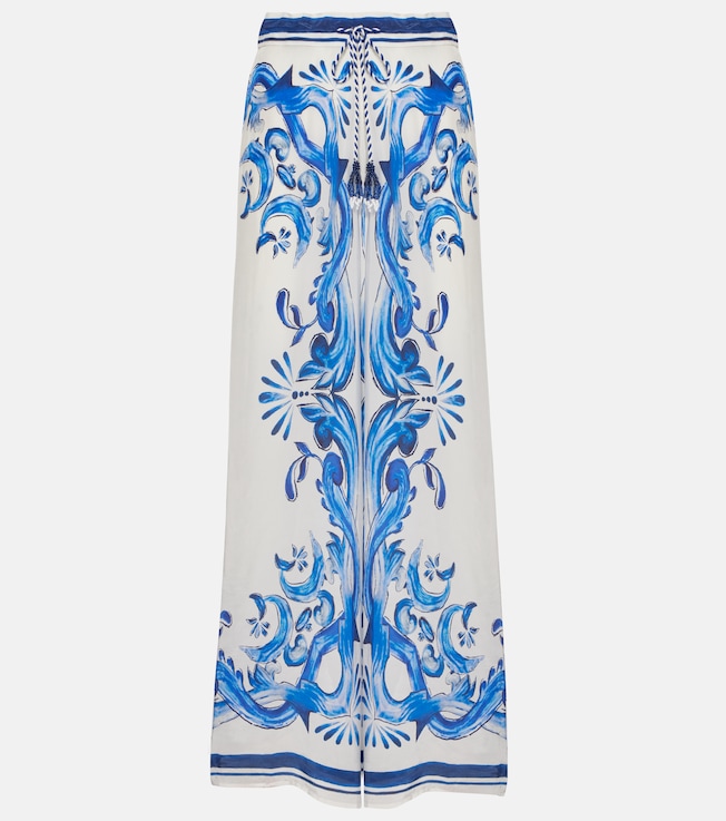 Garden Tiles wide-leg pants | Farm Rio