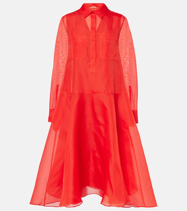 Sissy silk shirt dress | Altuzarra