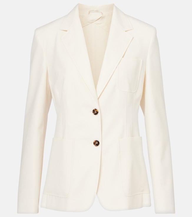 Single-breasted cotton blazer | Max Mara
