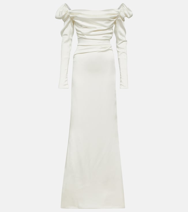 Bridal Astral crêpe satin gown | Vivienne Westwood