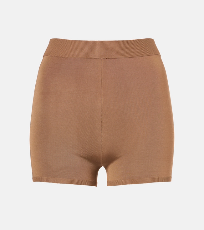 High-rise knitted shorts | Saint Laurent