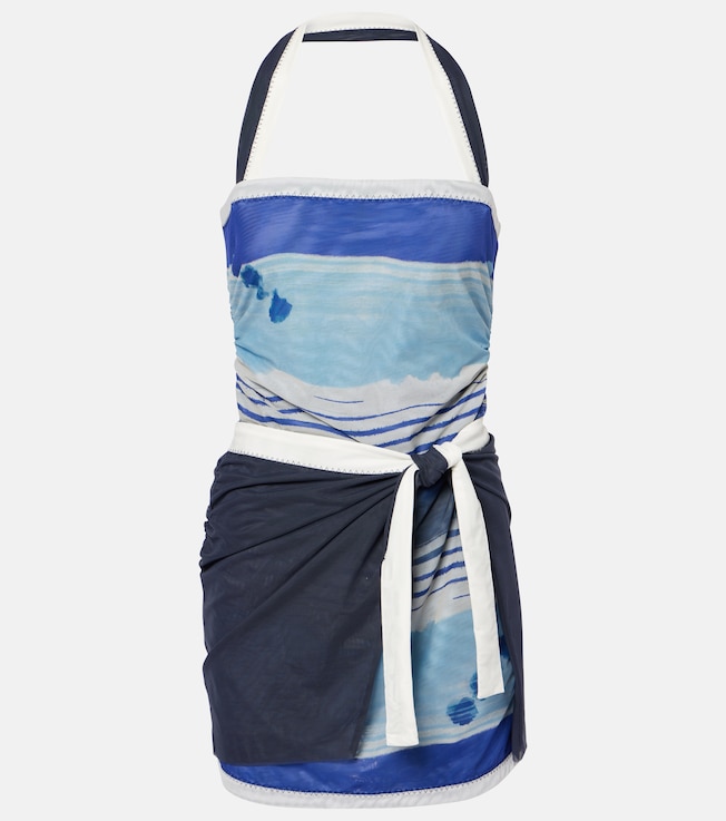 Breeze printed mesh minidress | SIR