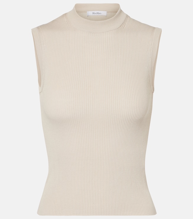 Striped cotton and silk top | Max Mara