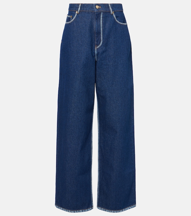 High-rise wide-leg jeans | Nina Ricci