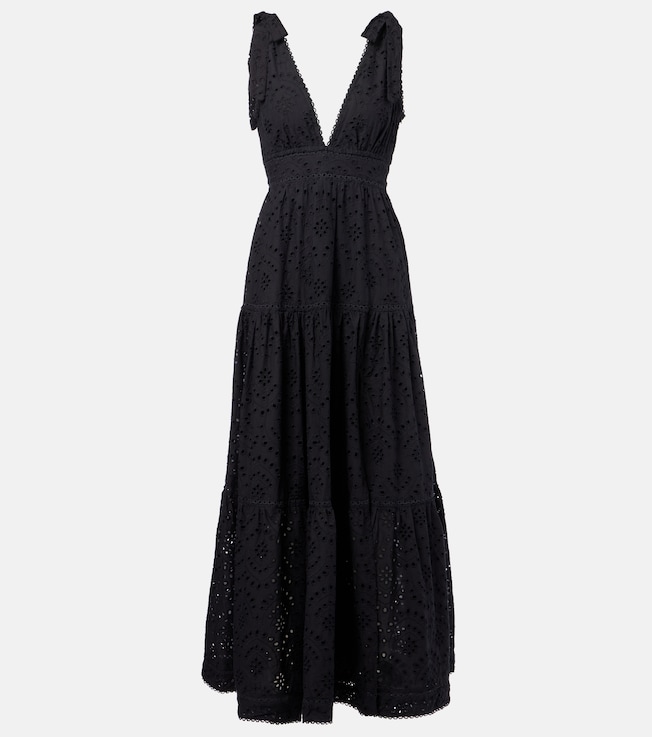 Perla embroidered cotton maxi dress | Poupette St Barth