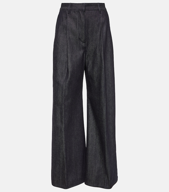 Raydel cotton-cashmere wide-leg pants | Loro Piana