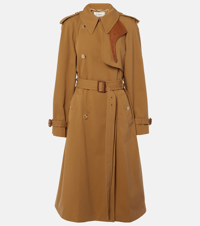 Cotton gabardine trench coat | Chloé