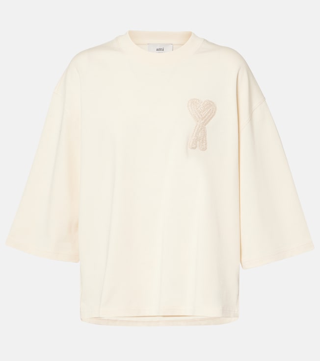 Ami de Cœur cotton jersey T-shirt | Ami Paris
