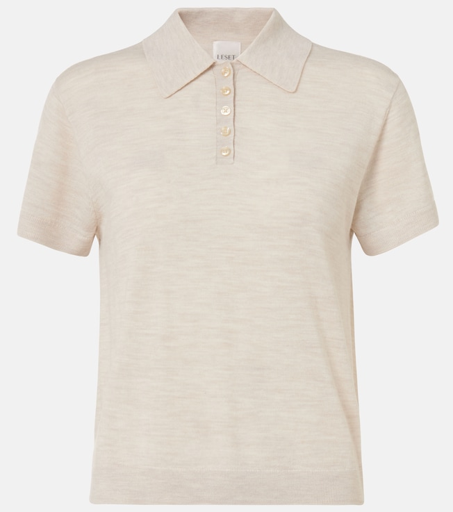 James wool polo shirt | Leset