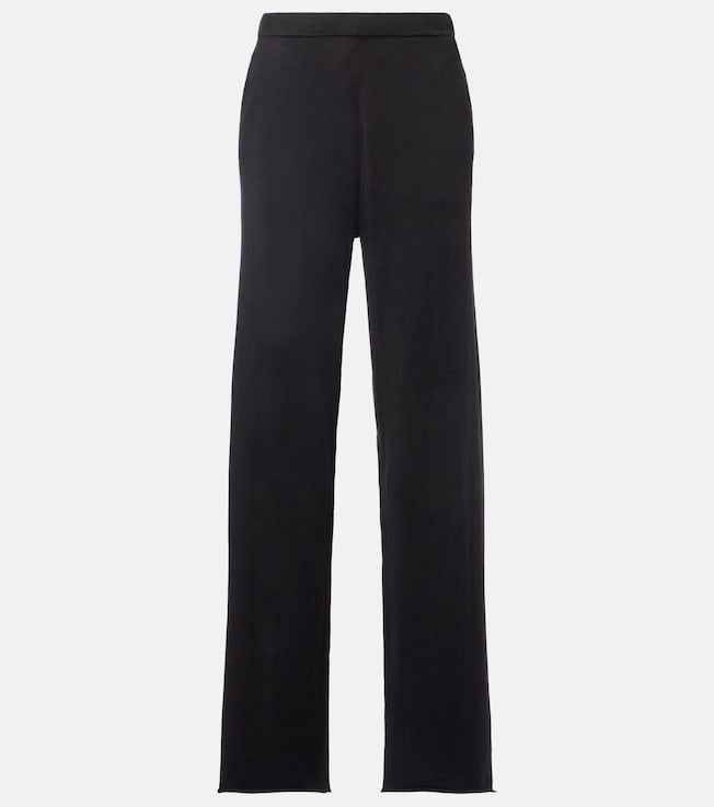 N°353 Relax cotton and cashmere wide-leg pants | Extreme Cashmere