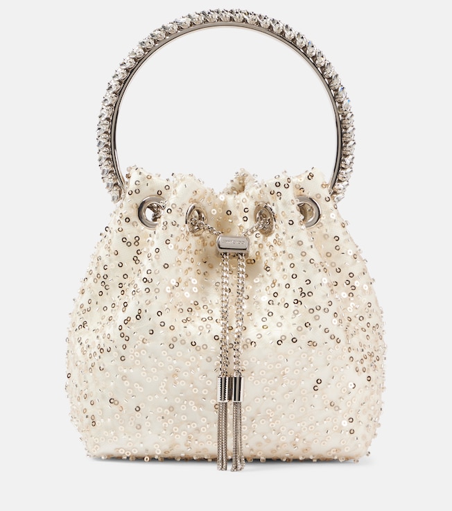 Bon Bon embellished bucket bag | Jimmy Choo