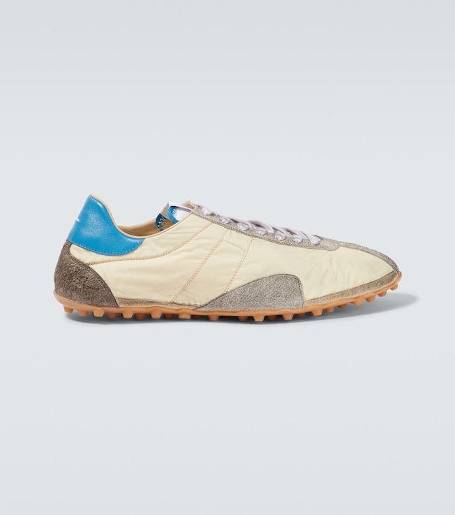 Sprinter leather-trimmed sneakers | Maison Margiela