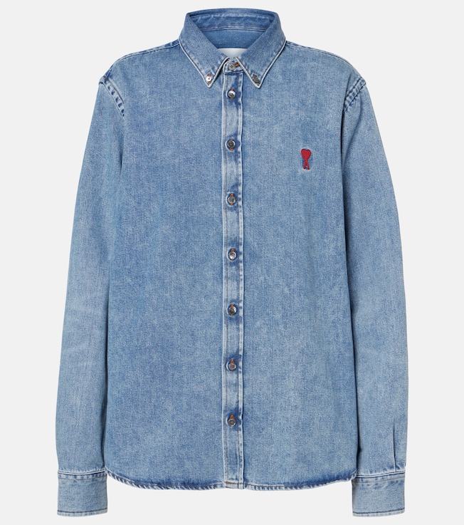Ami de Cœur denim shirt | Ami Paris