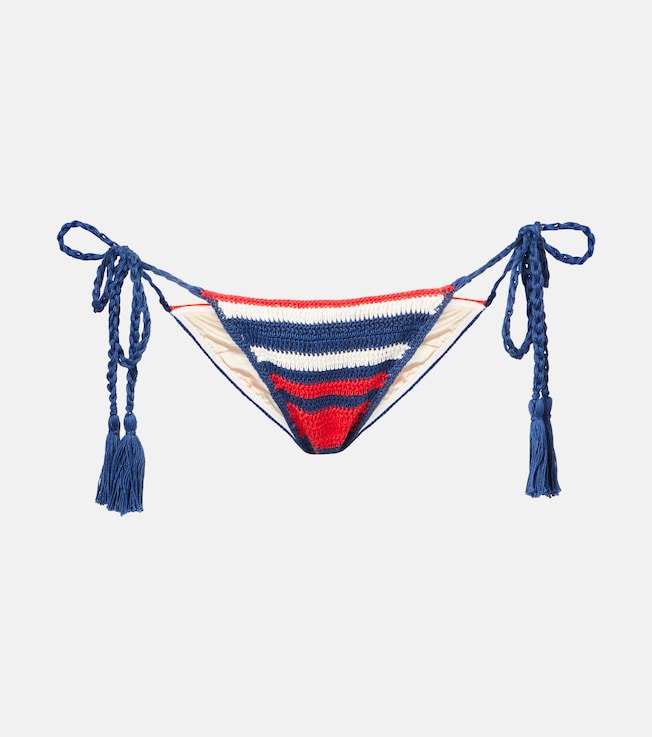 Gabrielle crochet cotton bikini bottoms | Anna Kosturova