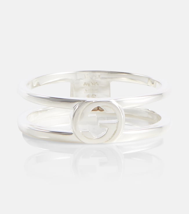 Interlocking G sterling silver ring | Gucci