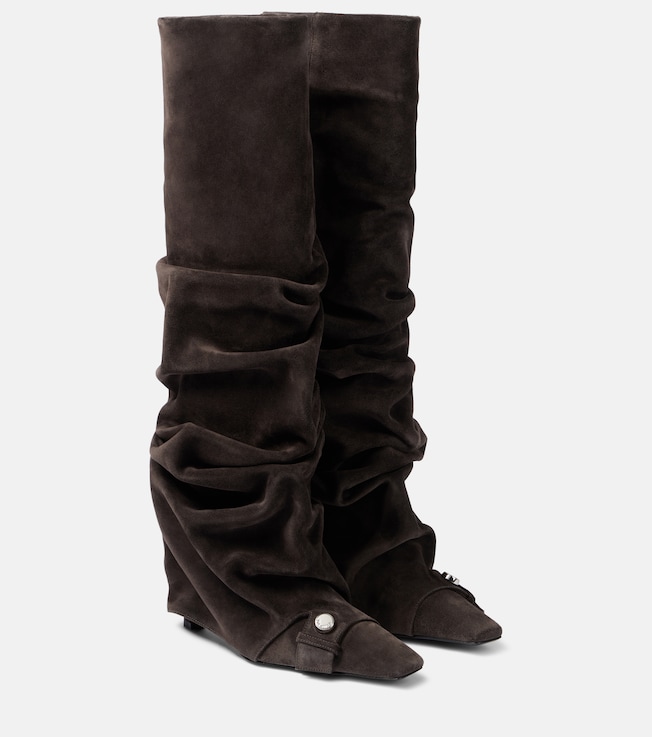 Juno 95 suede knee-high boots | The Attico