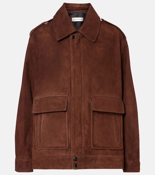Drey suede jacket | Nour Hammour