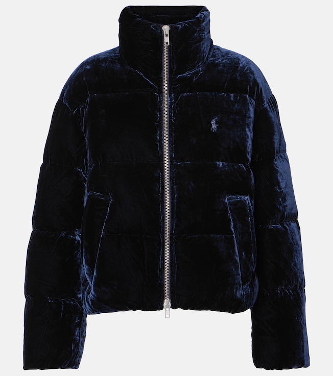 Velvet down jacket | Polo Ralph Lauren