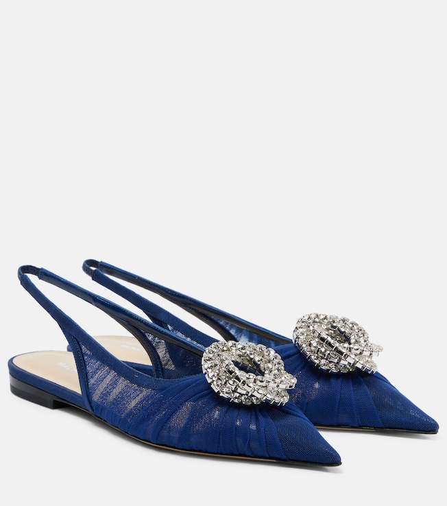 Galaxy embellished slingback flats | Mach & Mach