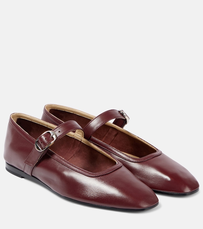 Leather Mary Jane flats | Le Monde Béryl