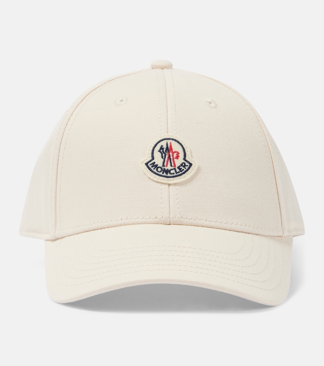 Logo cotton gabardine baseball cap | Moncler