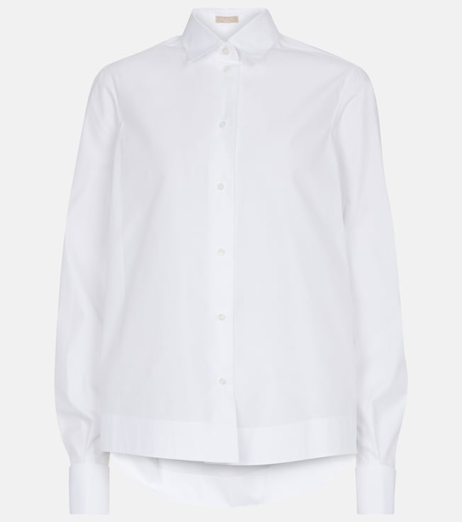 Cotton-blend poplin shirt | Alaïa