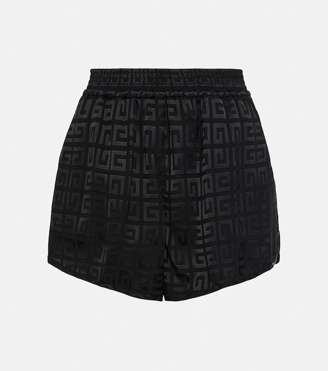 4G zip-detail jacquard shorts | Givenchy